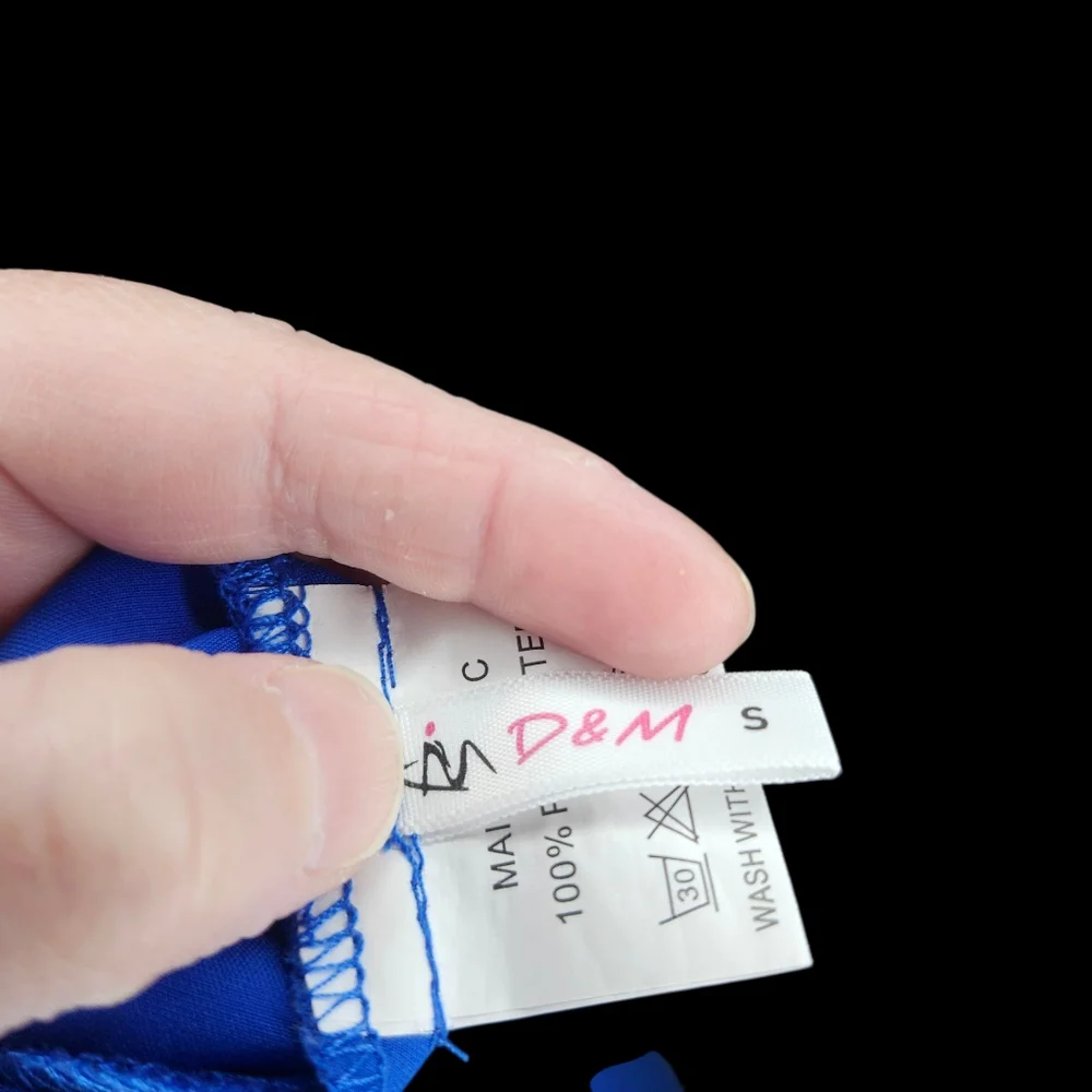 D&M Blue Cocktail Dress - Small - Picture 9 of 10